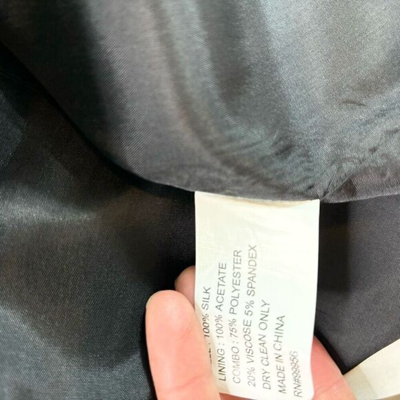 Shoshanna Dress Womens 4 Black Sleeveless A-Line Crew-Neck Mini Silk Formal - Picture 7 of 10